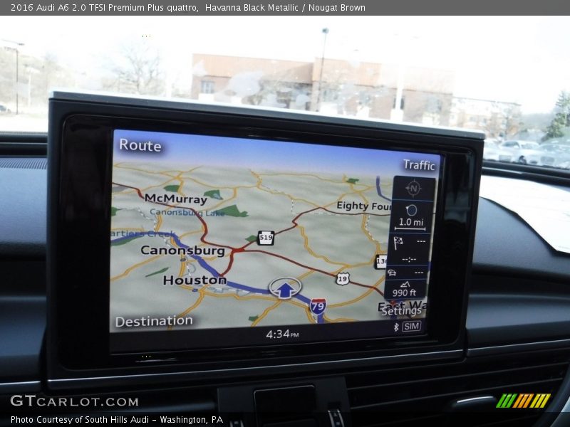 Havanna Black Metallic / Nougat Brown 2016 Audi A6 2.0 TFSI Premium Plus quattro