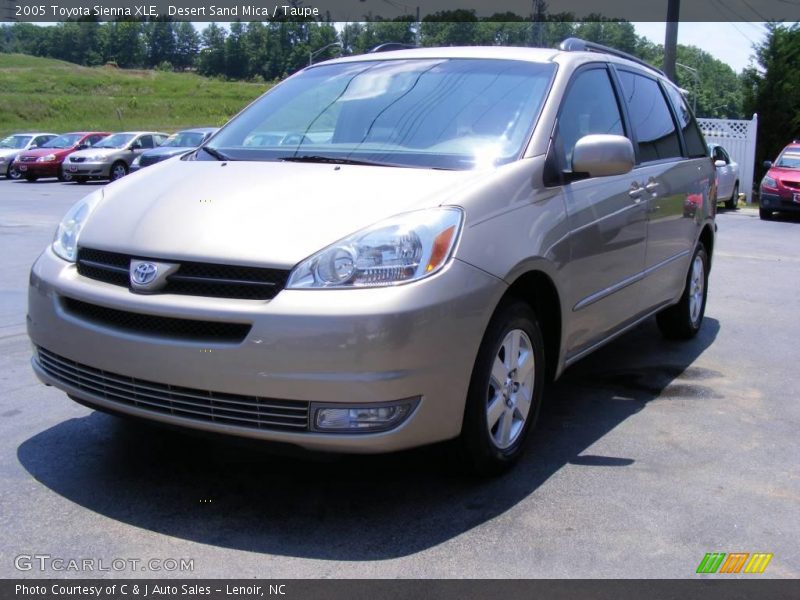 Desert Sand Mica / Taupe 2005 Toyota Sienna XLE