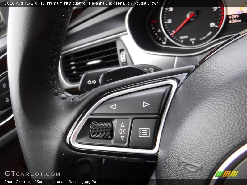 Havanna Black Metallic / Nougat Brown 2016 Audi A6 2.0 TFSI Premium Plus quattro
