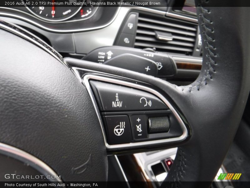 Havanna Black Metallic / Nougat Brown 2016 Audi A6 2.0 TFSI Premium Plus quattro