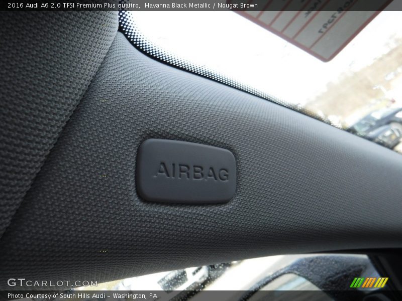 Havanna Black Metallic / Nougat Brown 2016 Audi A6 2.0 TFSI Premium Plus quattro