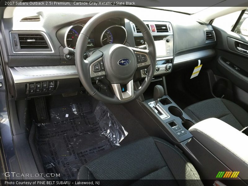 Carbide Gray Metallic / Slate Black 2017 Subaru Outback 2.5i Premium