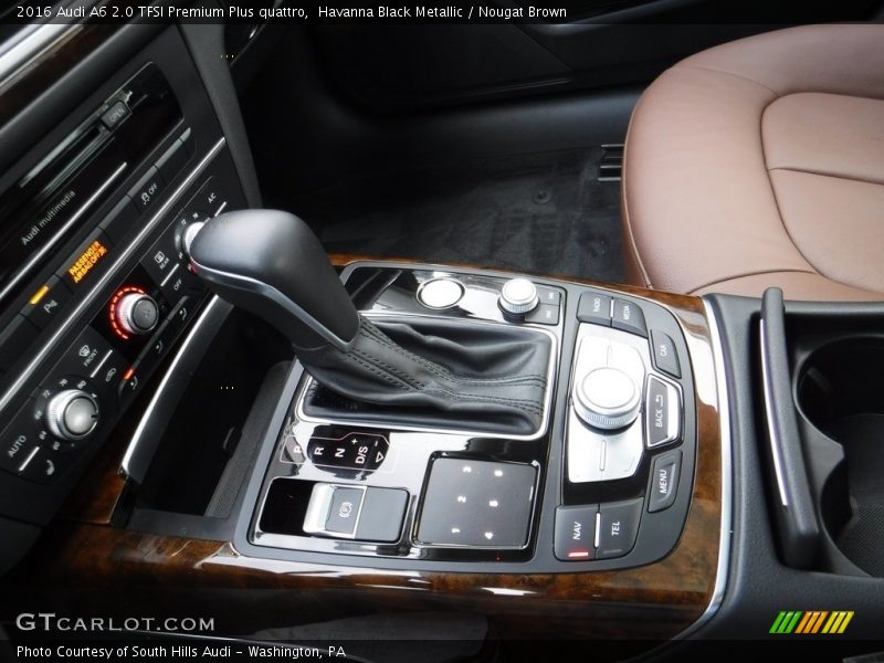 Havanna Black Metallic / Nougat Brown 2016 Audi A6 2.0 TFSI Premium Plus quattro