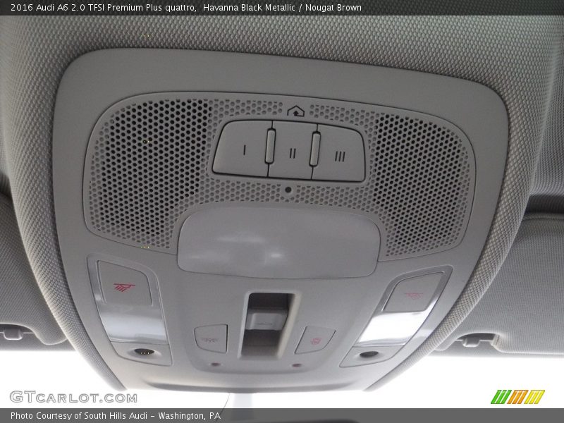Havanna Black Metallic / Nougat Brown 2016 Audi A6 2.0 TFSI Premium Plus quattro