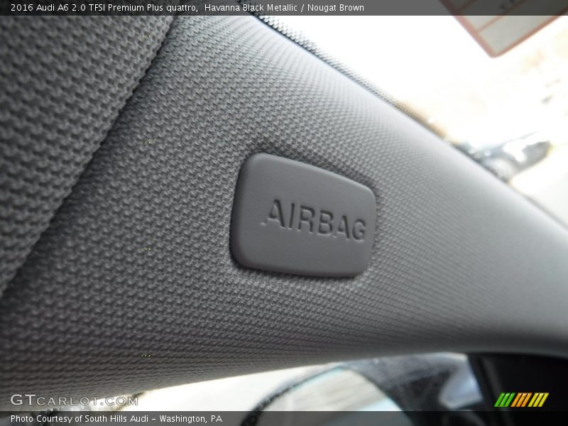 Havanna Black Metallic / Nougat Brown 2016 Audi A6 2.0 TFSI Premium Plus quattro