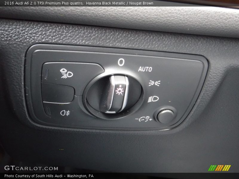 Havanna Black Metallic / Nougat Brown 2016 Audi A6 2.0 TFSI Premium Plus quattro