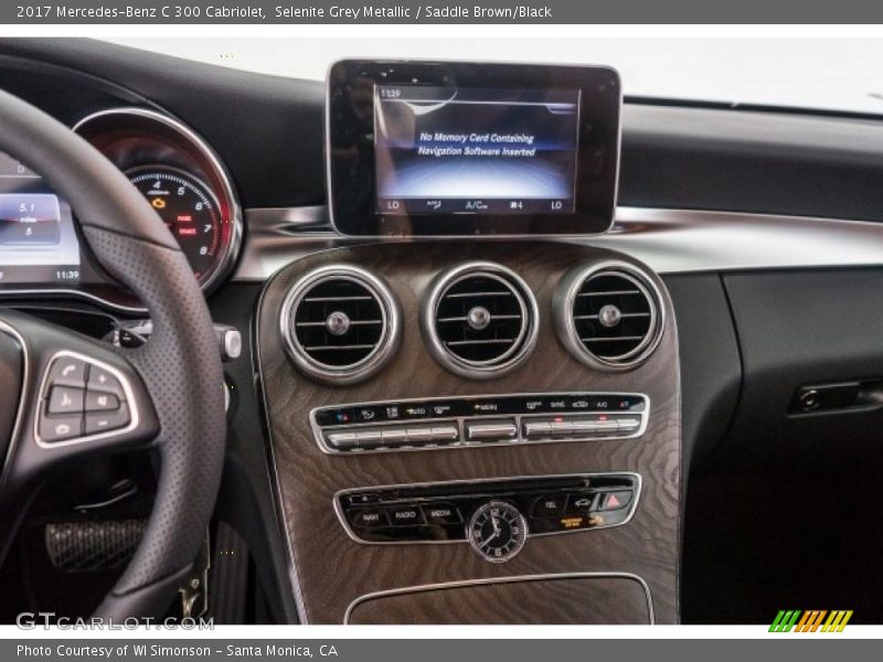 Selenite Grey Metallic / Saddle Brown/Black 2017 Mercedes-Benz C 300 Cabriolet