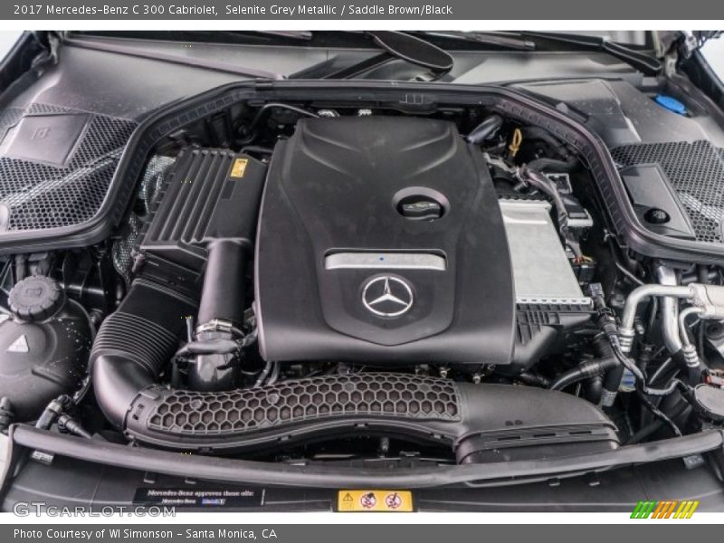 Selenite Grey Metallic / Saddle Brown/Black 2017 Mercedes-Benz C 300 Cabriolet
