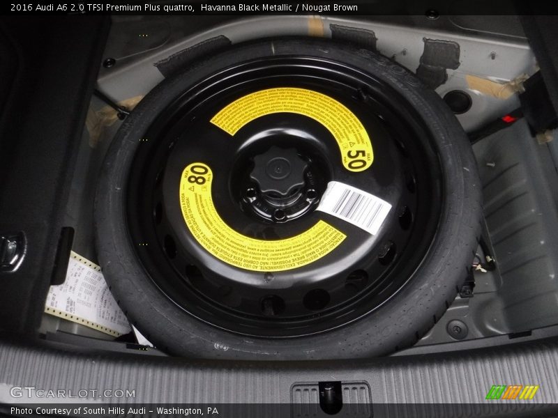 Havanna Black Metallic / Nougat Brown 2016 Audi A6 2.0 TFSI Premium Plus quattro
