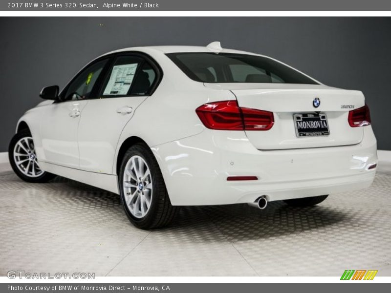 Alpine White / Black 2017 BMW 3 Series 320i Sedan