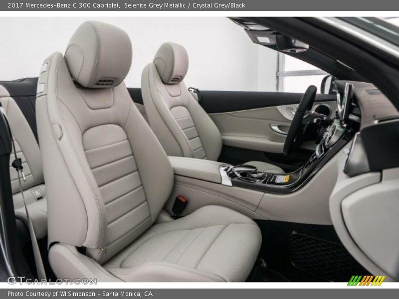 Selenite Grey Metallic / Crystal Grey/Black 2017 Mercedes-Benz C 300 Cabriolet