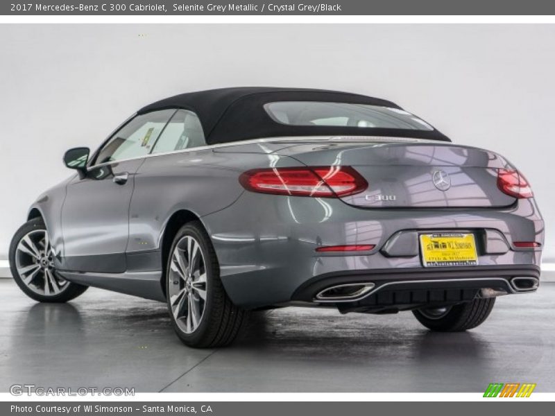 Selenite Grey Metallic / Crystal Grey/Black 2017 Mercedes-Benz C 300 Cabriolet