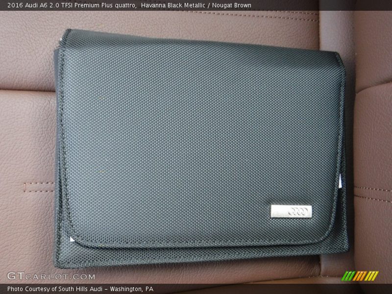 Havanna Black Metallic / Nougat Brown 2016 Audi A6 2.0 TFSI Premium Plus quattro