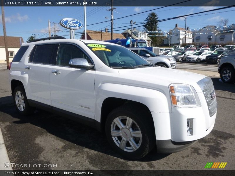 Summit White / Jet Black 2014 GMC Terrain SLT AWD