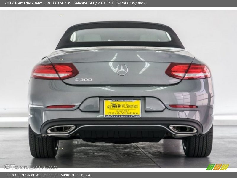 Selenite Grey Metallic / Crystal Grey/Black 2017 Mercedes-Benz C 300 Cabriolet