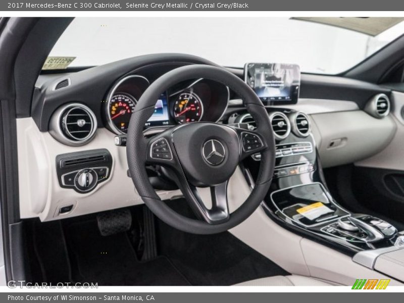 Selenite Grey Metallic / Crystal Grey/Black 2017 Mercedes-Benz C 300 Cabriolet