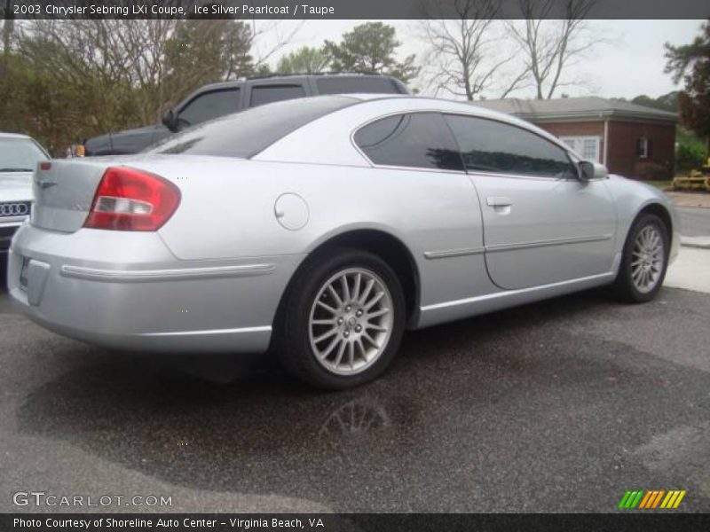 Ice Silver Pearlcoat / Taupe 2003 Chrysler Sebring LXi Coupe