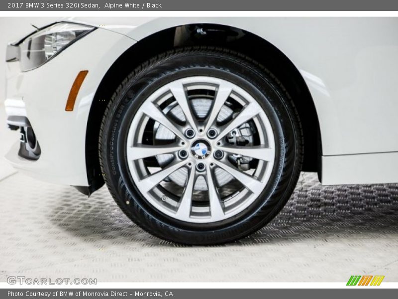 Alpine White / Black 2017 BMW 3 Series 320i Sedan