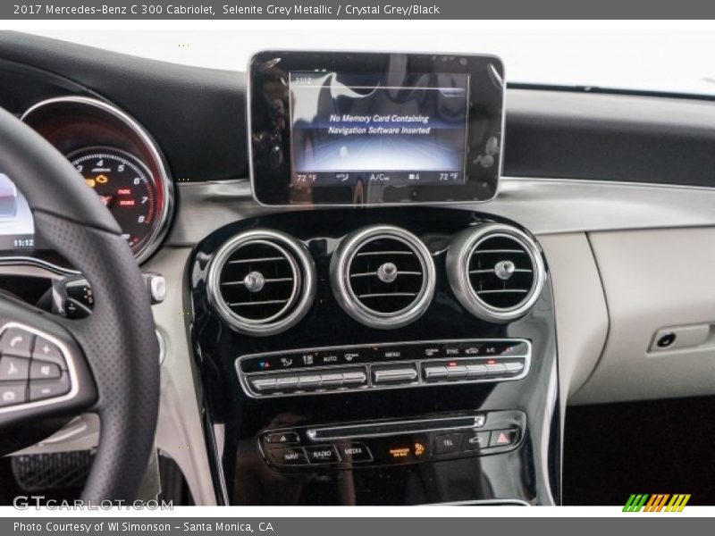 Selenite Grey Metallic / Crystal Grey/Black 2017 Mercedes-Benz C 300 Cabriolet