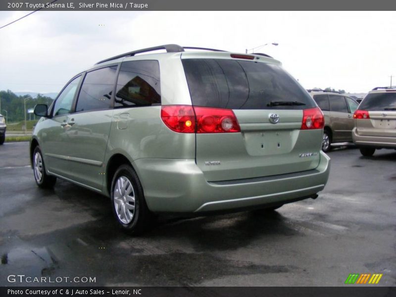 Silver Pine Mica / Taupe 2007 Toyota Sienna LE