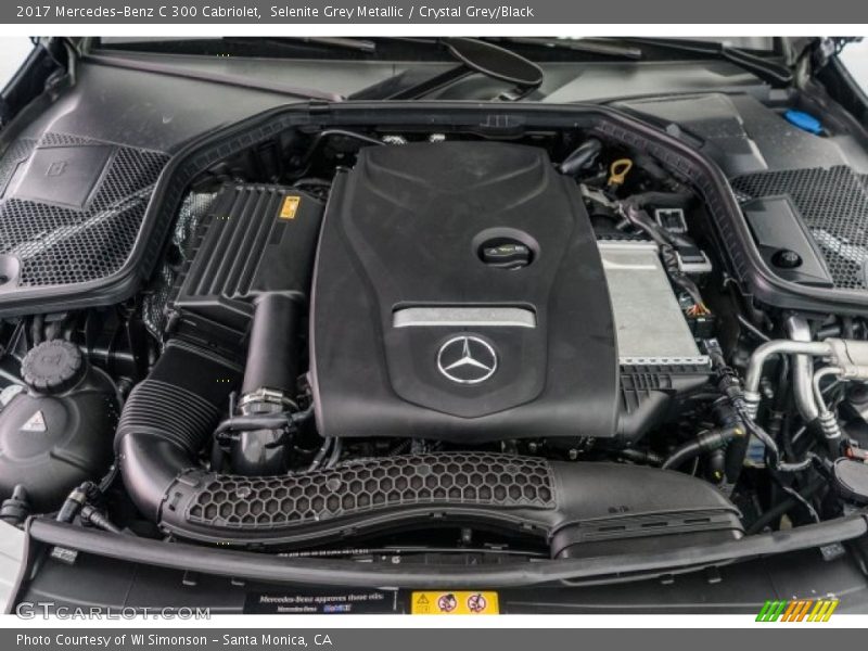 Selenite Grey Metallic / Crystal Grey/Black 2017 Mercedes-Benz C 300 Cabriolet
