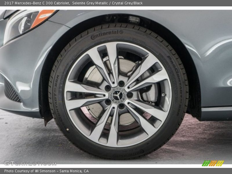 Selenite Grey Metallic / Crystal Grey/Black 2017 Mercedes-Benz C 300 Cabriolet