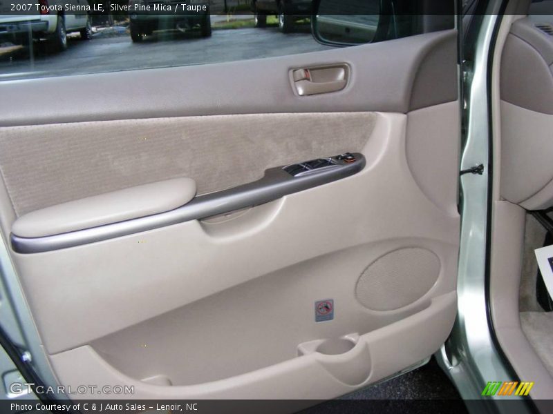 Silver Pine Mica / Taupe 2007 Toyota Sienna LE