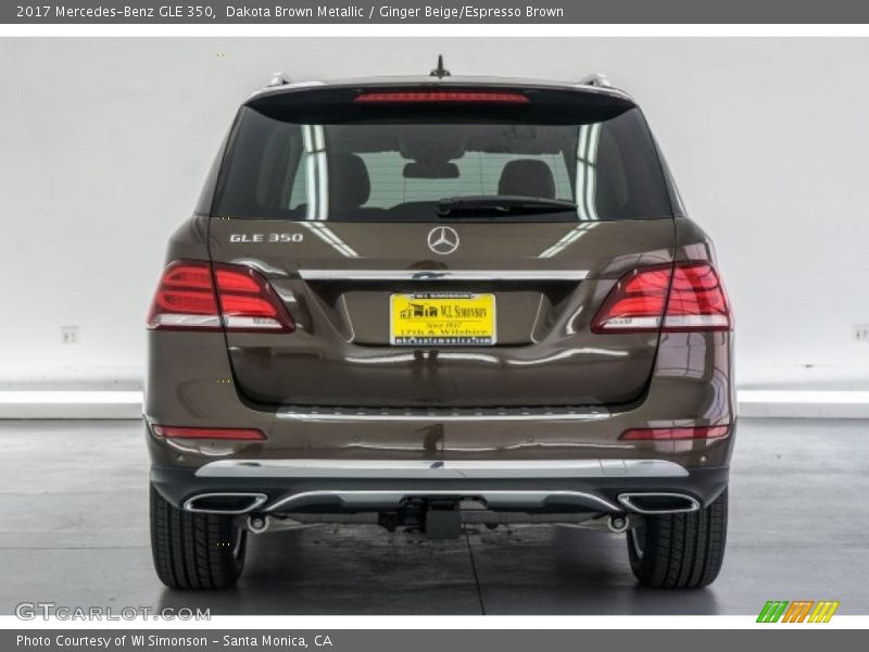 Dakota Brown Metallic / Ginger Beige/Espresso Brown 2017 Mercedes-Benz GLE 350