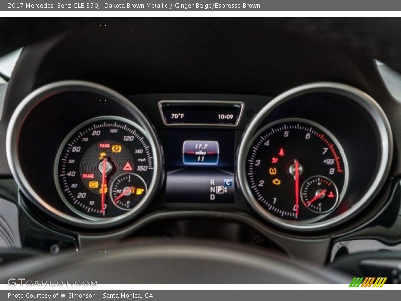 Dakota Brown Metallic / Ginger Beige/Espresso Brown 2017 Mercedes-Benz GLE 350