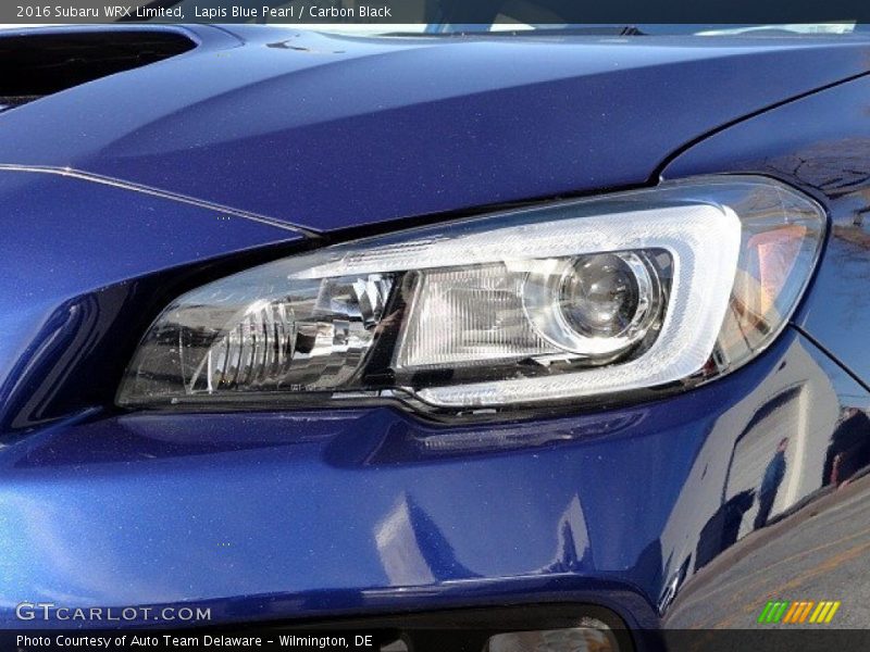 Lapis Blue Pearl / Carbon Black 2016 Subaru WRX Limited