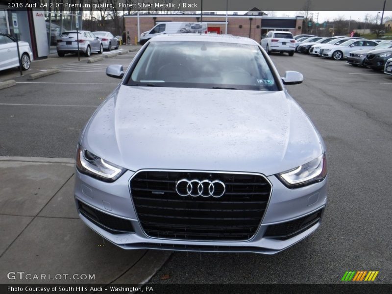 Florett Silver Metallic / Black 2016 Audi A4 2.0T Premium quattro