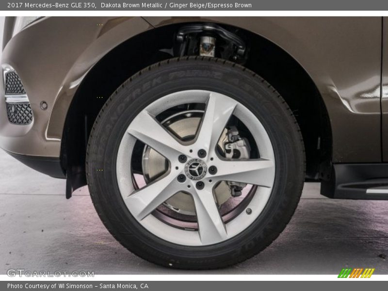 Dakota Brown Metallic / Ginger Beige/Espresso Brown 2017 Mercedes-Benz GLE 350