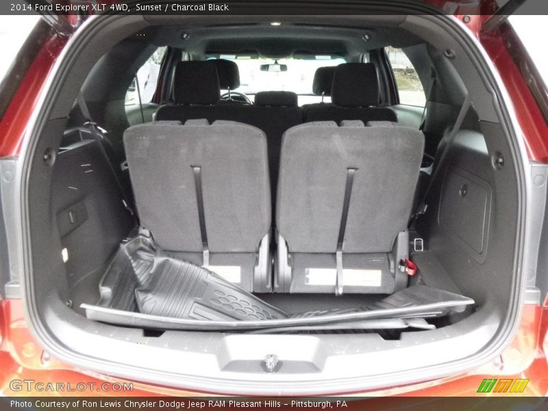 Sunset / Charcoal Black 2014 Ford Explorer XLT 4WD