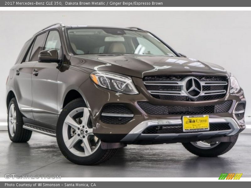 Dakota Brown Metallic / Ginger Beige/Espresso Brown 2017 Mercedes-Benz GLE 350