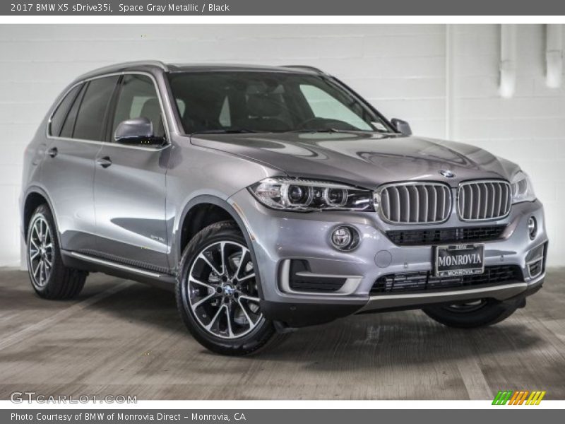 Space Gray Metallic / Black 2017 BMW X5 sDrive35i