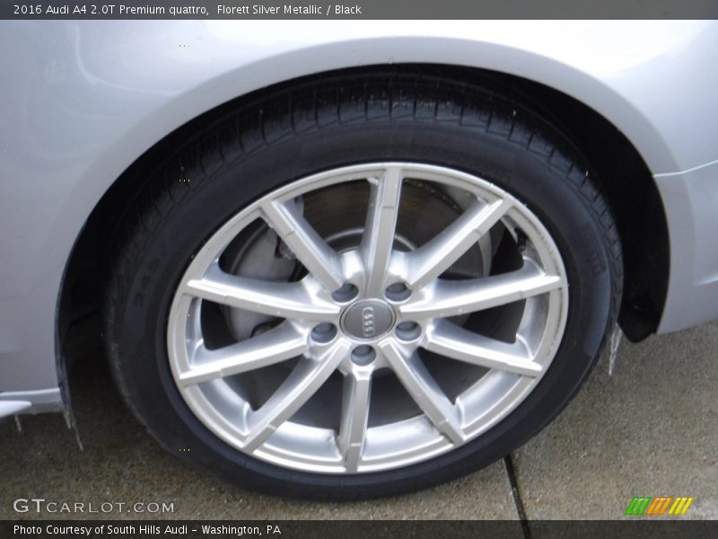 Florett Silver Metallic / Black 2016 Audi A4 2.0T Premium quattro