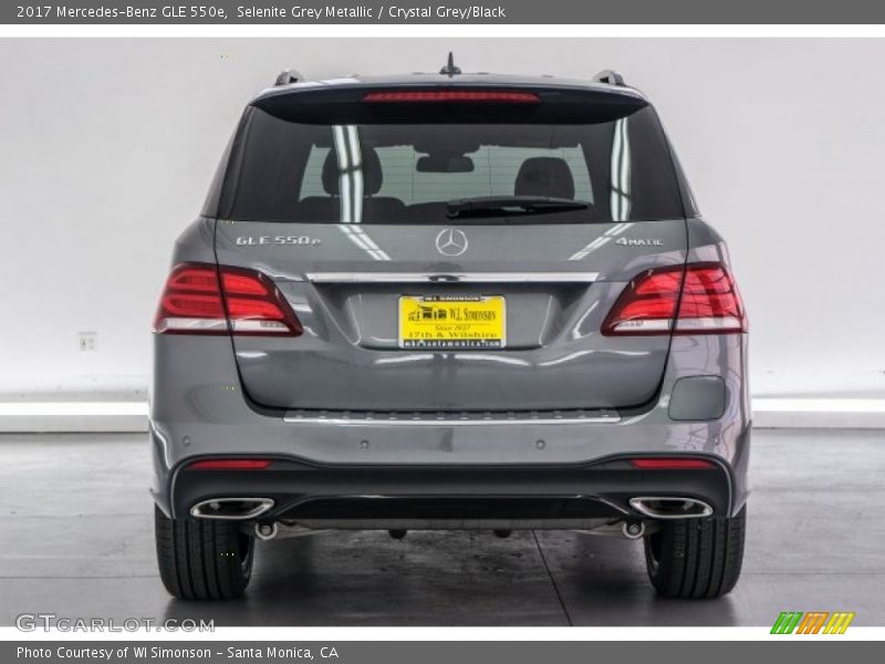 Selenite Grey Metallic / Crystal Grey/Black 2017 Mercedes-Benz GLE 550e