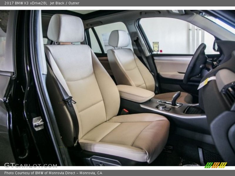 Jet Black / Oyster 2017 BMW X3 xDrive28i