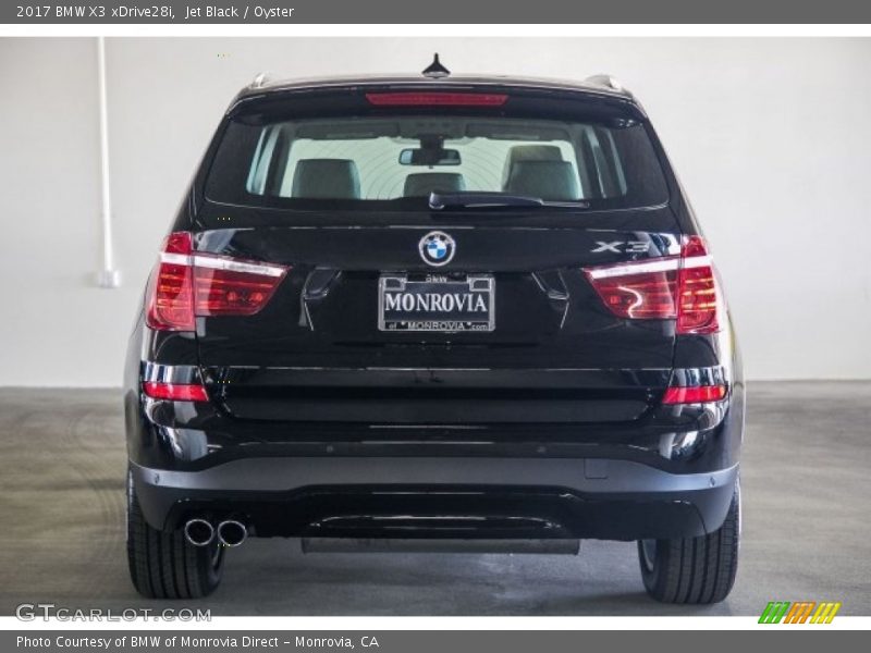 Jet Black / Oyster 2017 BMW X3 xDrive28i