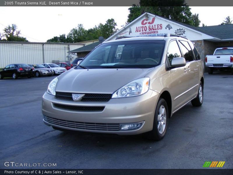 Desert Sand Mica / Taupe 2005 Toyota Sienna XLE