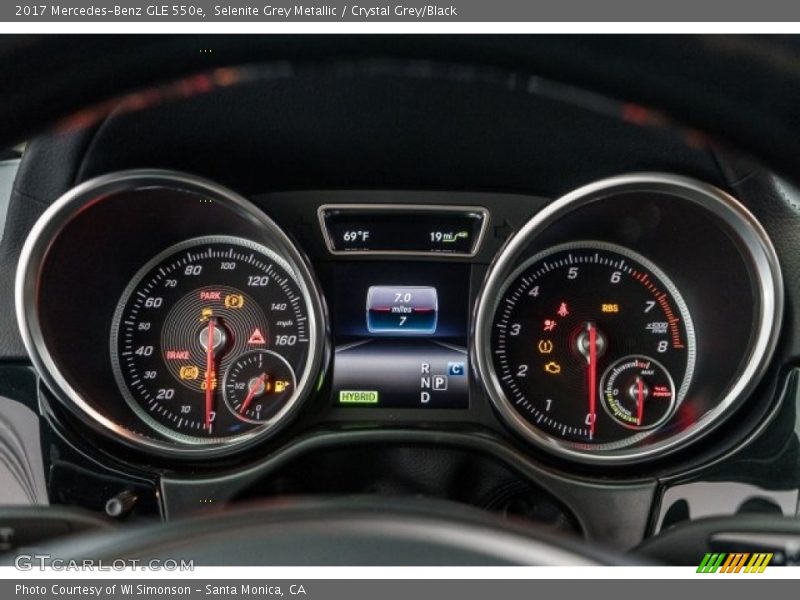  2017 GLE 550e 550e Gauges