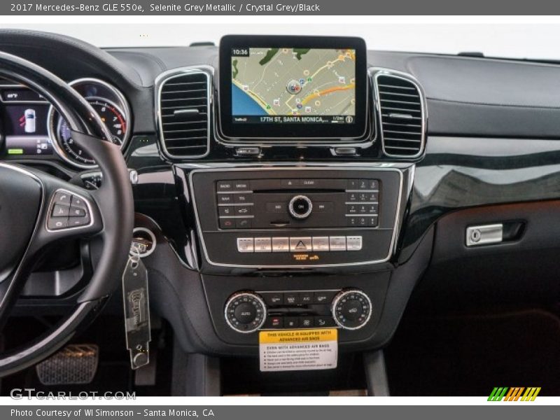 Controls of 2017 GLE 550e