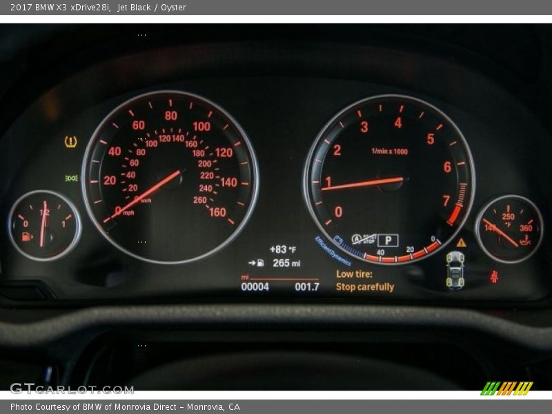 Jet Black / Oyster 2017 BMW X3 xDrive28i