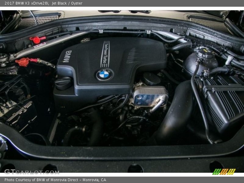 Jet Black / Oyster 2017 BMW X3 xDrive28i