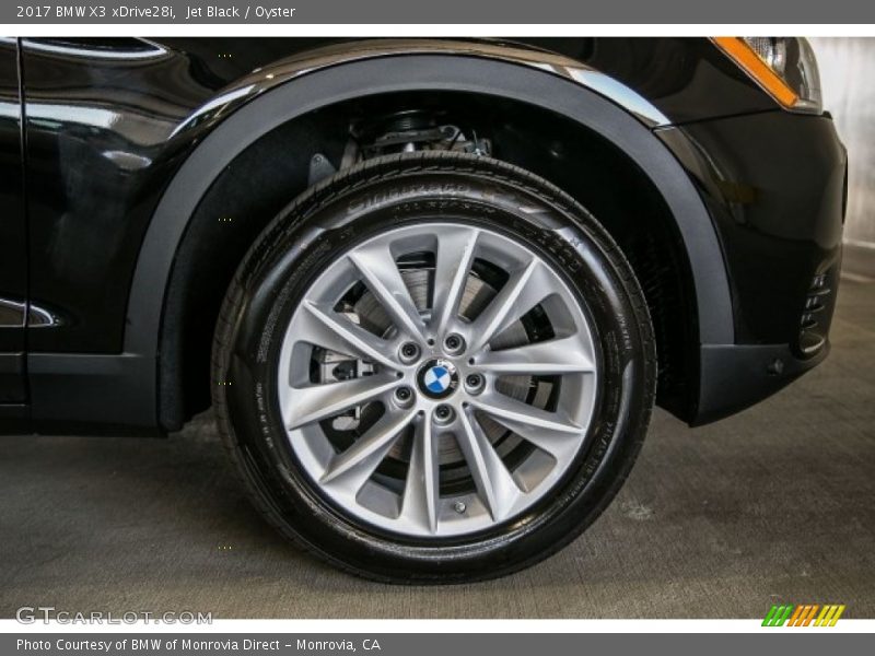 Jet Black / Oyster 2017 BMW X3 xDrive28i