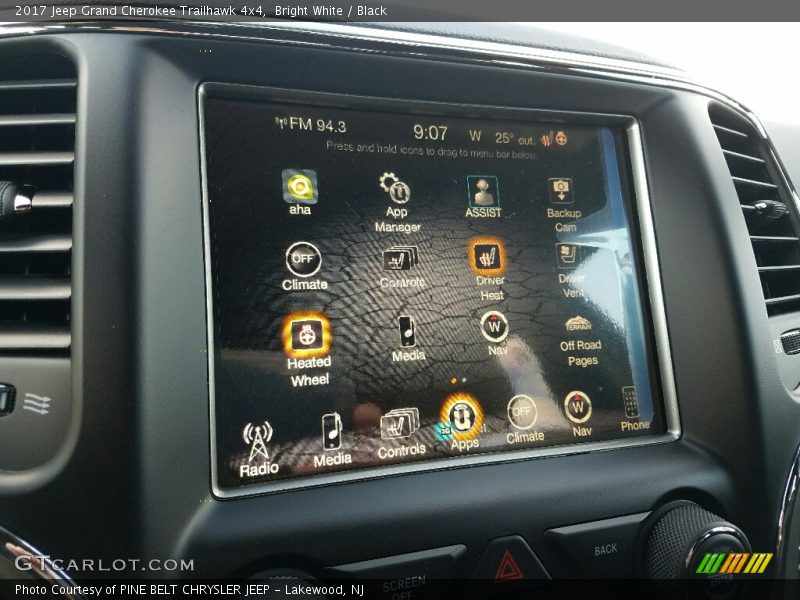 Bright White / Black 2017 Jeep Grand Cherokee Trailhawk 4x4