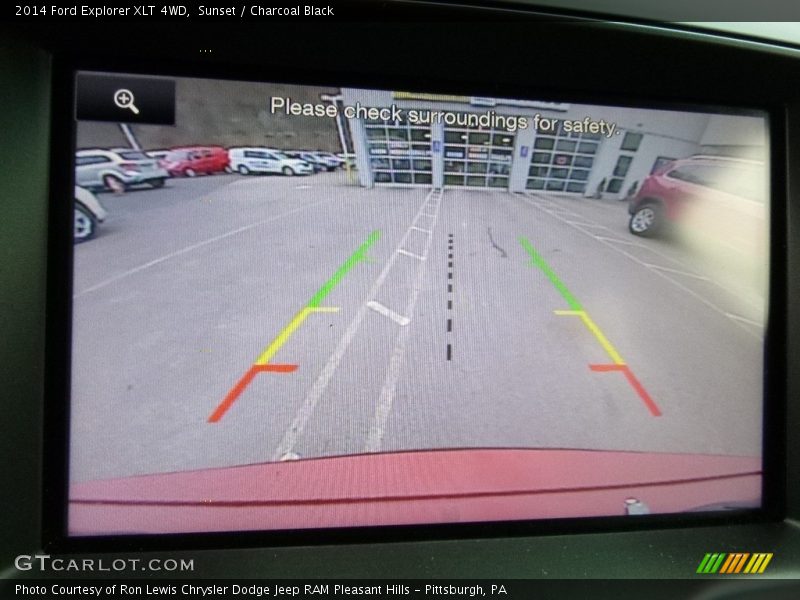 Sunset / Charcoal Black 2014 Ford Explorer XLT 4WD