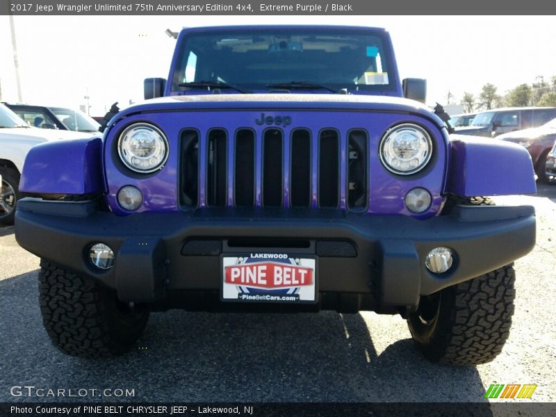 Extreme Purple / Black 2017 Jeep Wrangler Unlimited 75th Anniversary Edition 4x4