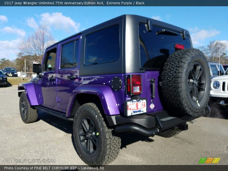 Extreme Purple / Black 2017 Jeep Wrangler Unlimited 75th Anniversary Edition 4x4