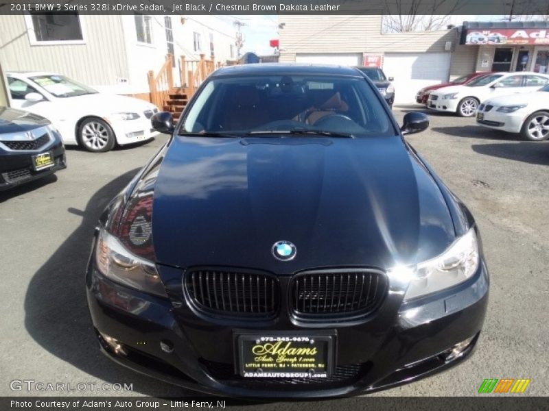 Jet Black / Chestnut Brown Dakota Leather 2011 BMW 3 Series 328i xDrive Sedan